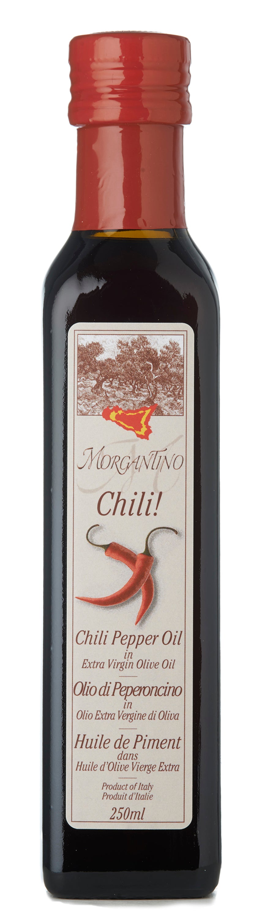 Morgantino Extra Virgin Olive Oil Flavoured with Chili Pepper
